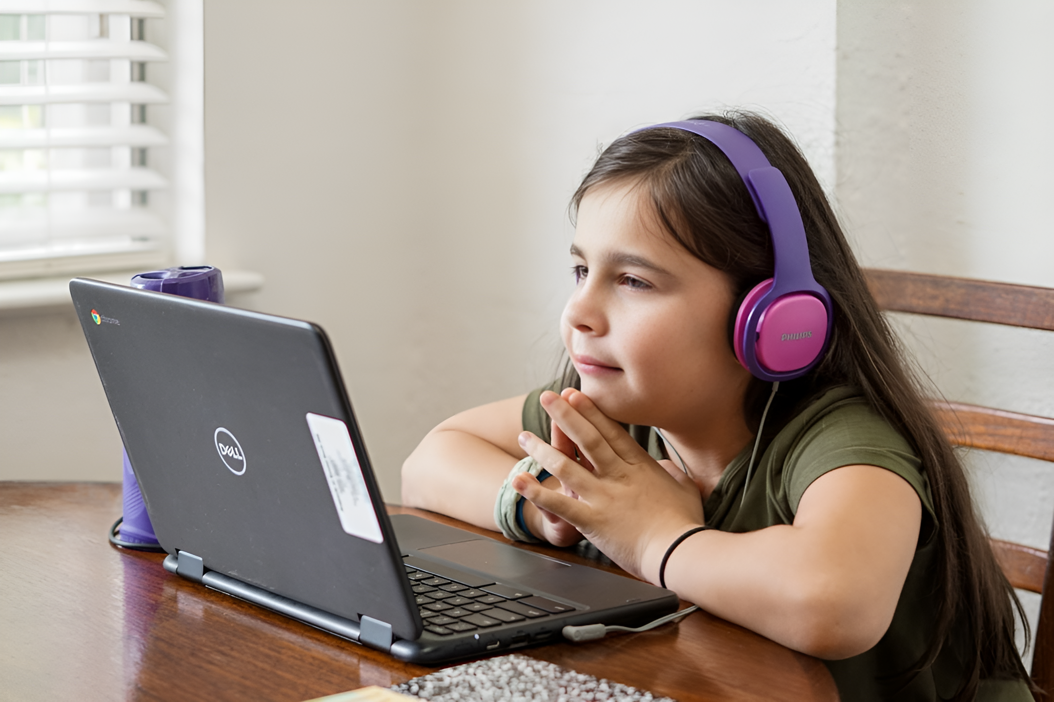Student on laptop
